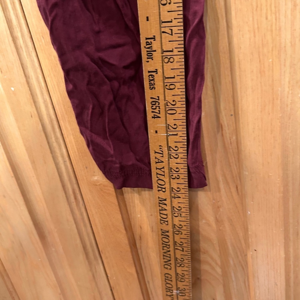 Urban Outfitters XS Burgundy Jumpsuit Cross Back Sleeveless Casual - Picture 6 of 7